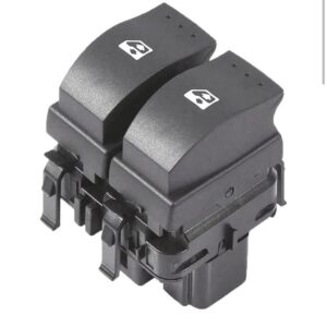 Interrupteur lève-vitre pour Clio II 8200060045 1pc Voiture Fenêtre Contrôle Double Interrupteur Auto Verre Ascenseur Bouton Voiture